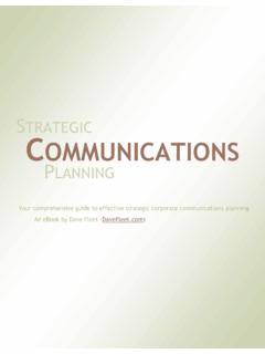 STRATEGIC COMMUNICATIONS - DaveFleet.com
