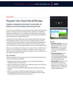 Polycom&#174; One Touch Dial (OTD) App