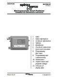 SP400 Electropneumatic Smart Positioner - Spirax …