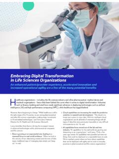 Embracing Digital Transformation in Life Sciences ...