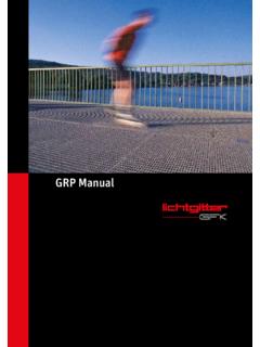 GRP Manual - Gitterroste aus Stahl, Gitterroste aus ...