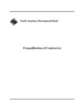 Prequalification of Contractors - NADBANK