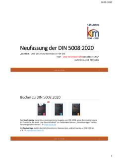 Neufassung der DIN 5008:2020 - sigi-gross.de