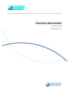 Chemistry data booklet - IB Chemistry revision notes and ...