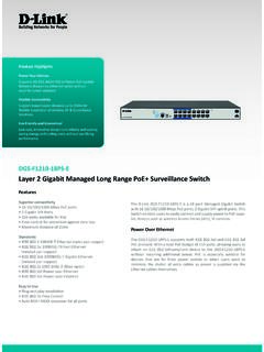 Layer 2 Gigabit Managed Long Range PoE+ Surveillance Switch