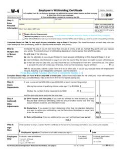 Form W-4 (2018) Specific Instructions - University of …