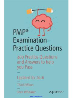 PMP&#174; Examination Practice Questions