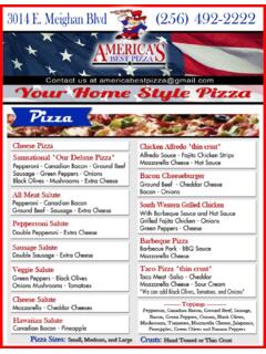 Medium 2 Toppings Pizza $5 - America's Best Pizza
