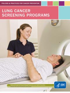 Lung Cancer Screening Programs