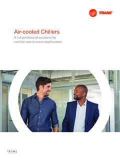Air-cooled Chillers - Trane