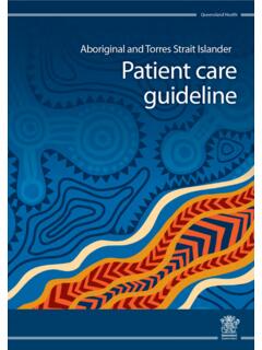 Aboriginal and Torres Strait Islander Patient Care Guidelines