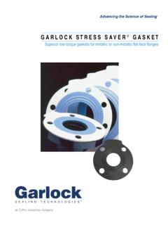 Garlock Stress Saver Gasket Brochure - M&amp;P Sealing