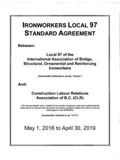 IRONWORKERS LOCAL 97 STANDARD AGREEMENT