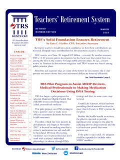 Teachers’ Retirement System - trs.ky.gov