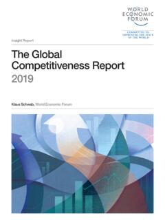 Insight Report The Global Competitiveness Report 2019
