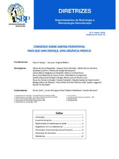21019f-Diretrizes Consenso sobre anemia ferropriva - SBP