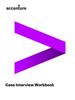 Case Interview Workbook - Accenture