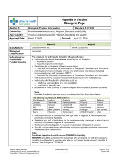 07.230 Hepatitis A Vaccine Biological Page