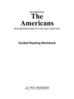 The American Student Workbook - Rowland High School