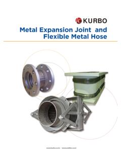 Metal Expansion Joint and Flexible Metal Hose - …