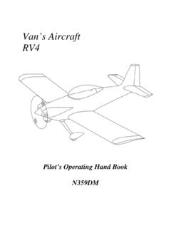 Van’s Aircraft RV4