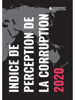 INDICE DE PERCEPTION DE LA CORRUPTION 2020