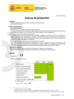 rev.2 (Jun 2014) Cascos de protecci&#243;n - insht.es