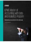 KPMG Master of Accounting with Data and …