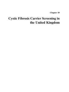 Cystic Fibrosis Carrier Screening in the United Kingdom