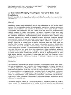 Property-Value Impacts Near Utility-Scale Solar Installations