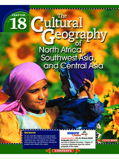 Chapter 18: The Cultural Geography of North Africa ...