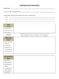Bible Study Lesson Planning Sheet
