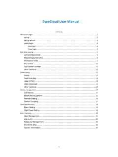 EseeCloud User Manual - WysLink Camera