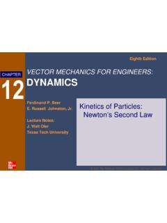 CHAP12 Kinetics of particles Newtons2Law - DEU