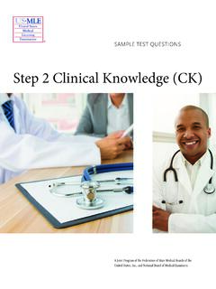 Step 2 Clinical Knowledge (CK) - USMLE