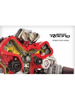 AUTOMOTIVE CRATE ENGINES - Mercury Racing