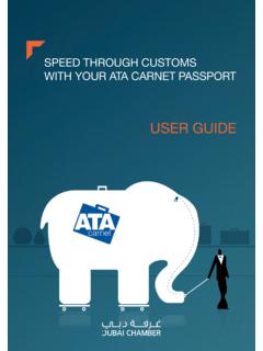 SPEED THROUGH CUSTOMS wiTH YOUR ATA CARNET …