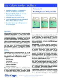Nu-Calgon Product Bulletin 3-69