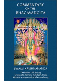 Commentary on the Bhagavadgita - Swami Krishnananda