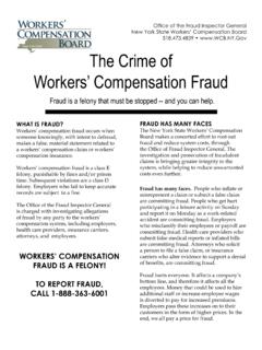 The Crime of Workers’ Compensation Fraud