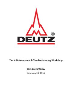 Tier 4 Maintenance Troubleshooting - The Rental Show