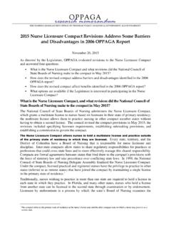 2015 Nurse Licensure Compact Revisions Address …