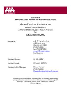 General Services Administration - GSA Advantage