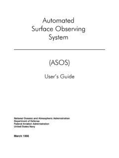 Automated Surface Observing System (ASOS)