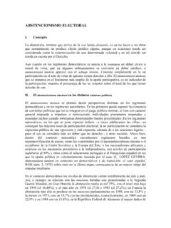 ABSTENCIONISMO ELECTORAL - Corte Interamericana de ...