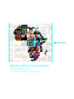 Barclays Africa Group Limited - ShareData