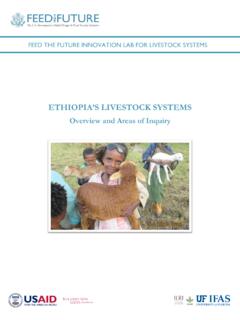 ETHIOPIA’S LIVESTOCK SYSTEMS