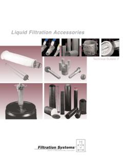 Liquid Filtration Accessories