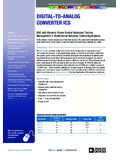 Digital-to-Analog Converter ICs - Analog Devices