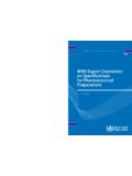 WHO Expert Committee on Specifications The International ...